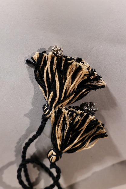 Black Half Moon Necklace