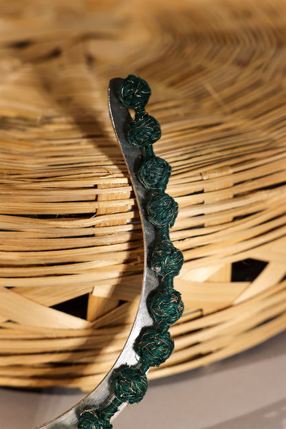 Green Thread Ball Hasli Choker