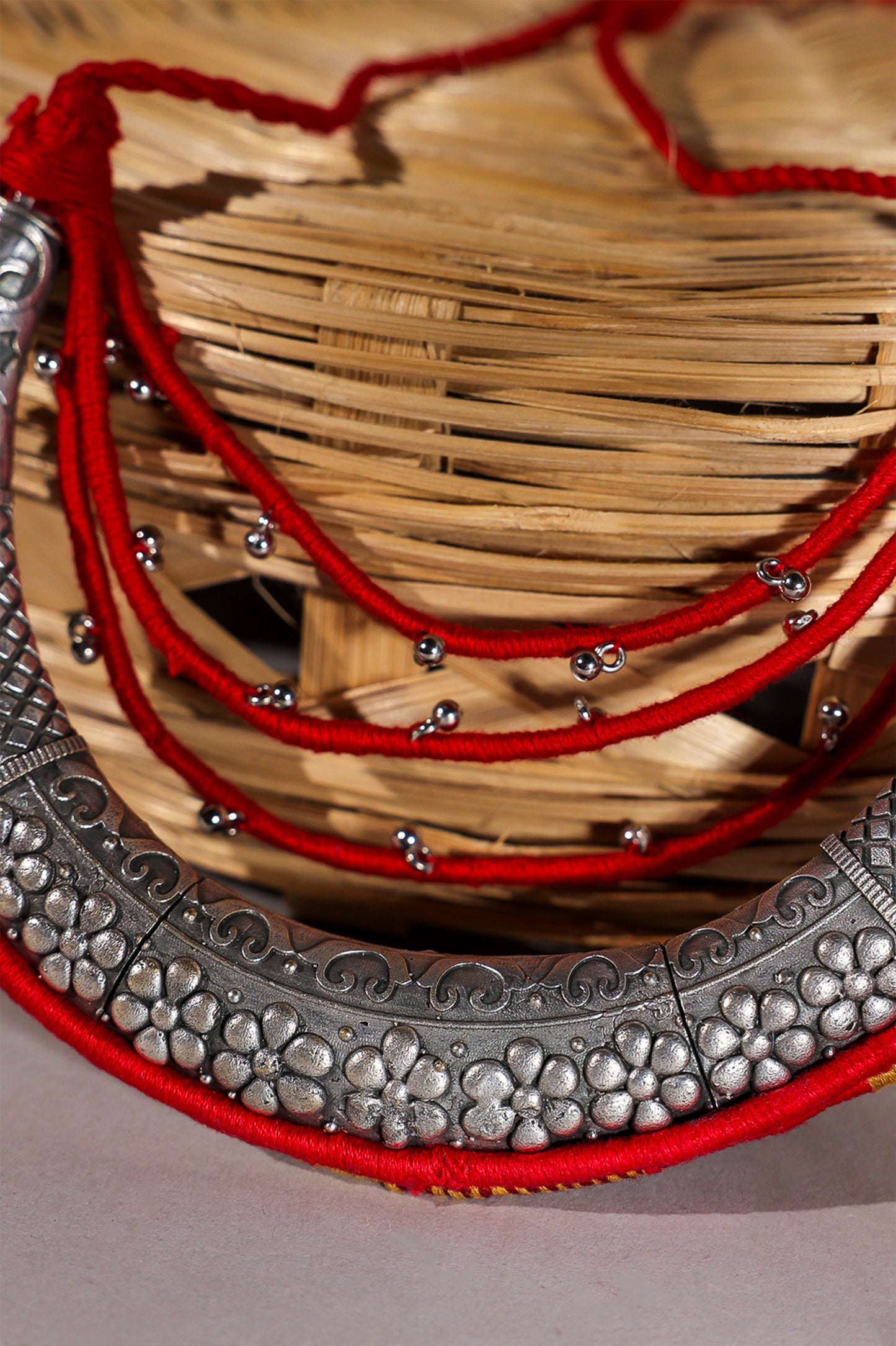 Red Half Moon Necklace