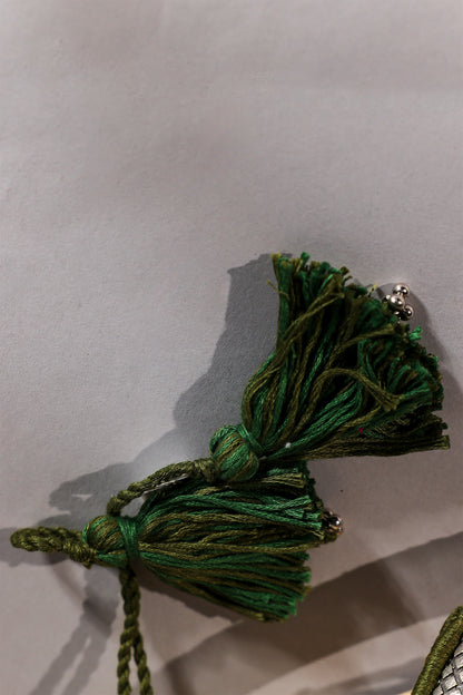 Green Half Moon Necklace