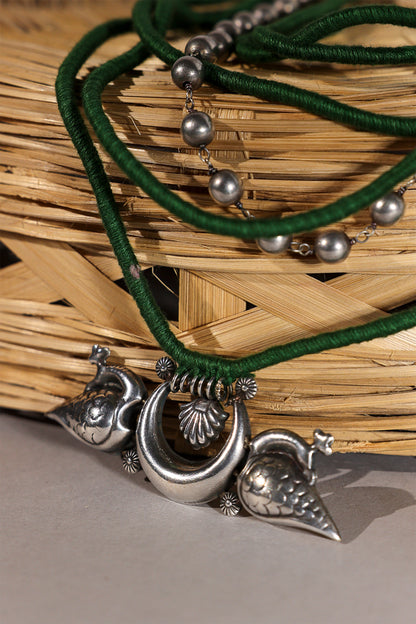 Green Layered Necklace