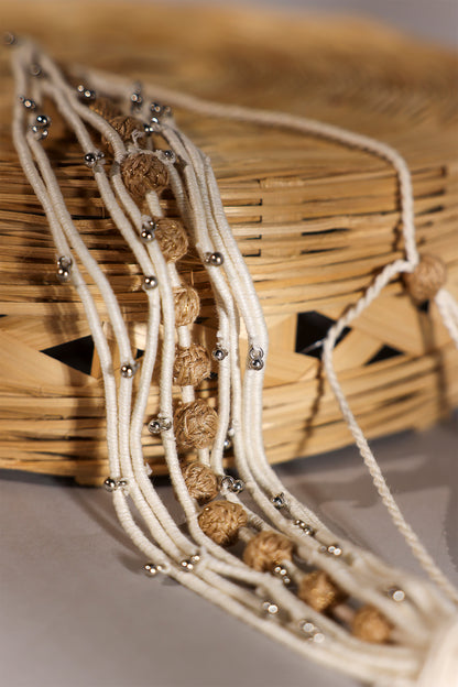 Ivory Multi Layered Choker