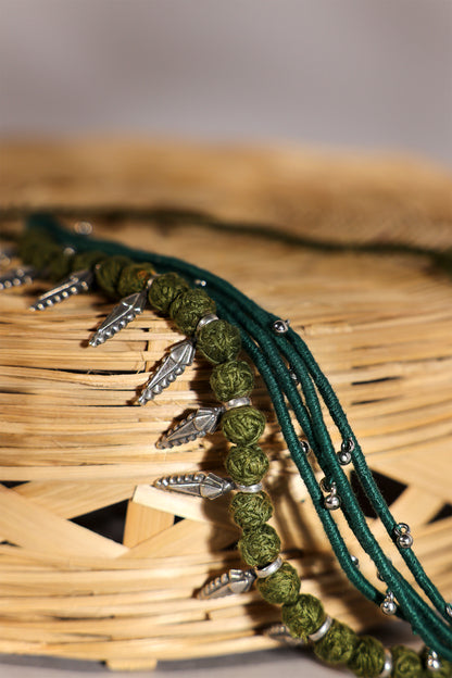 Green Layered Baju Bandh