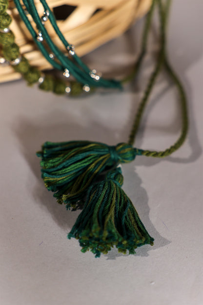 Green Layered Baju Bandh