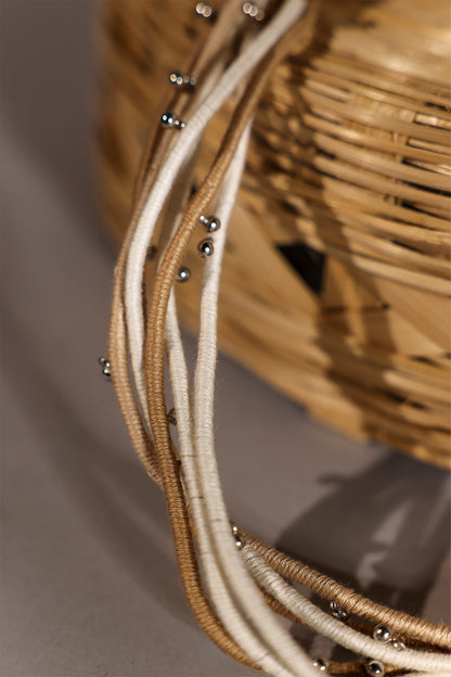Ivory Multi Layered Waist Belt
