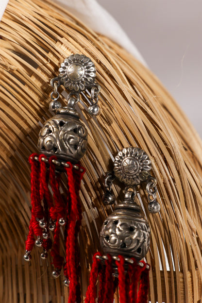 Red Twisted Thred Jumki
