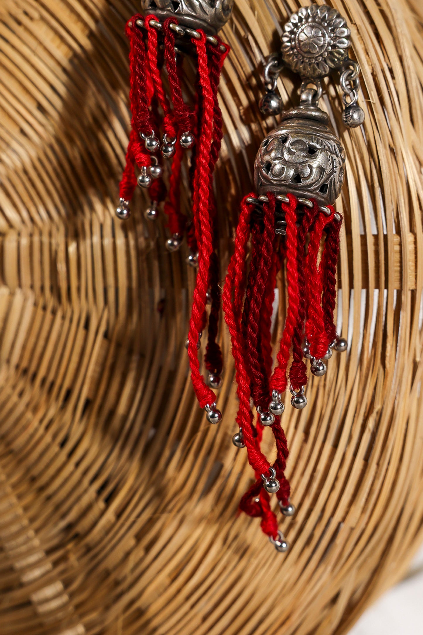 Red Twisted Thred Jumki