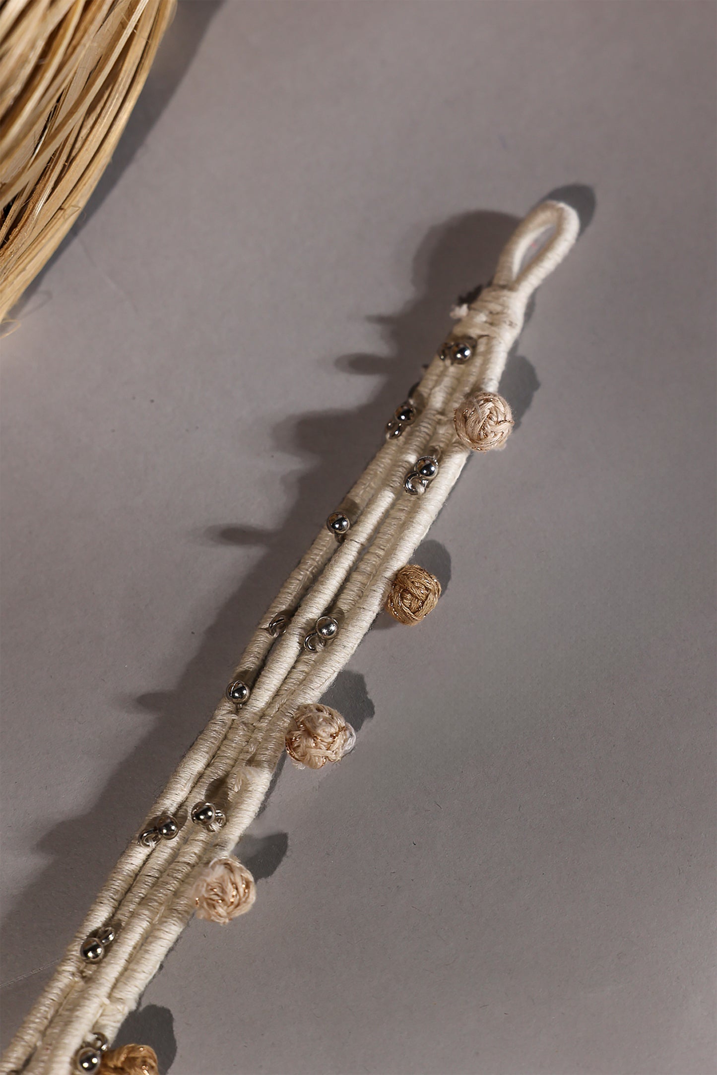 Ivory Multi-Layered Anklet