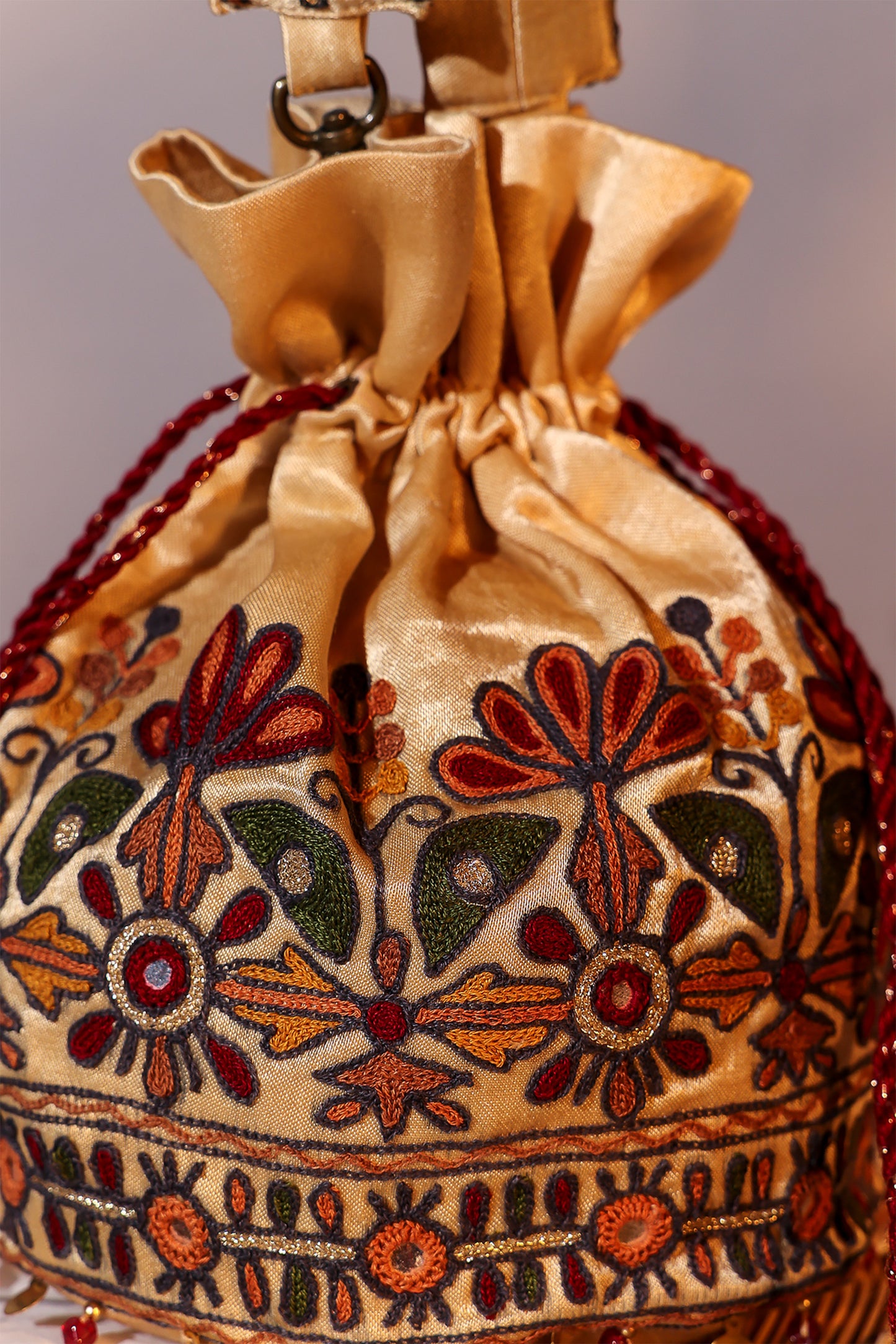 Ivory Garden Design Potli Bag