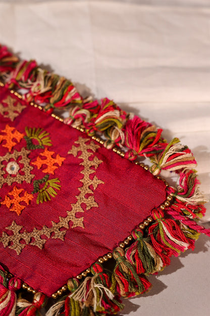 Pink Rabari Motif Handcuff