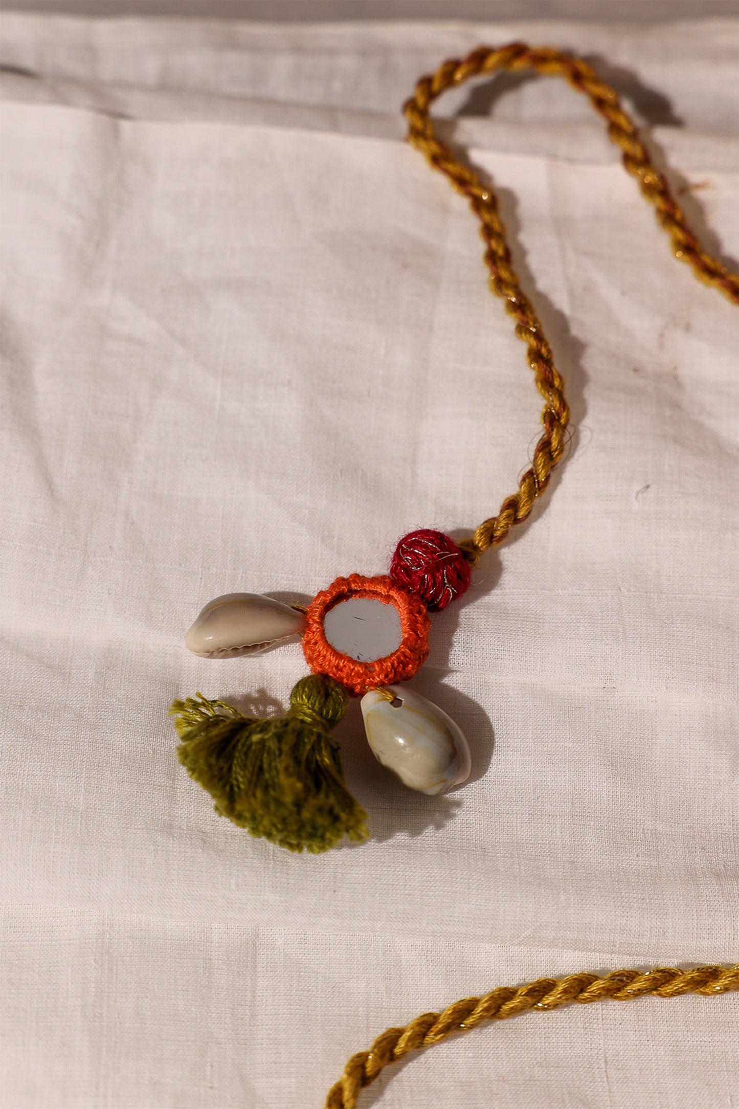 Mustard Multi Rabari Handcuff