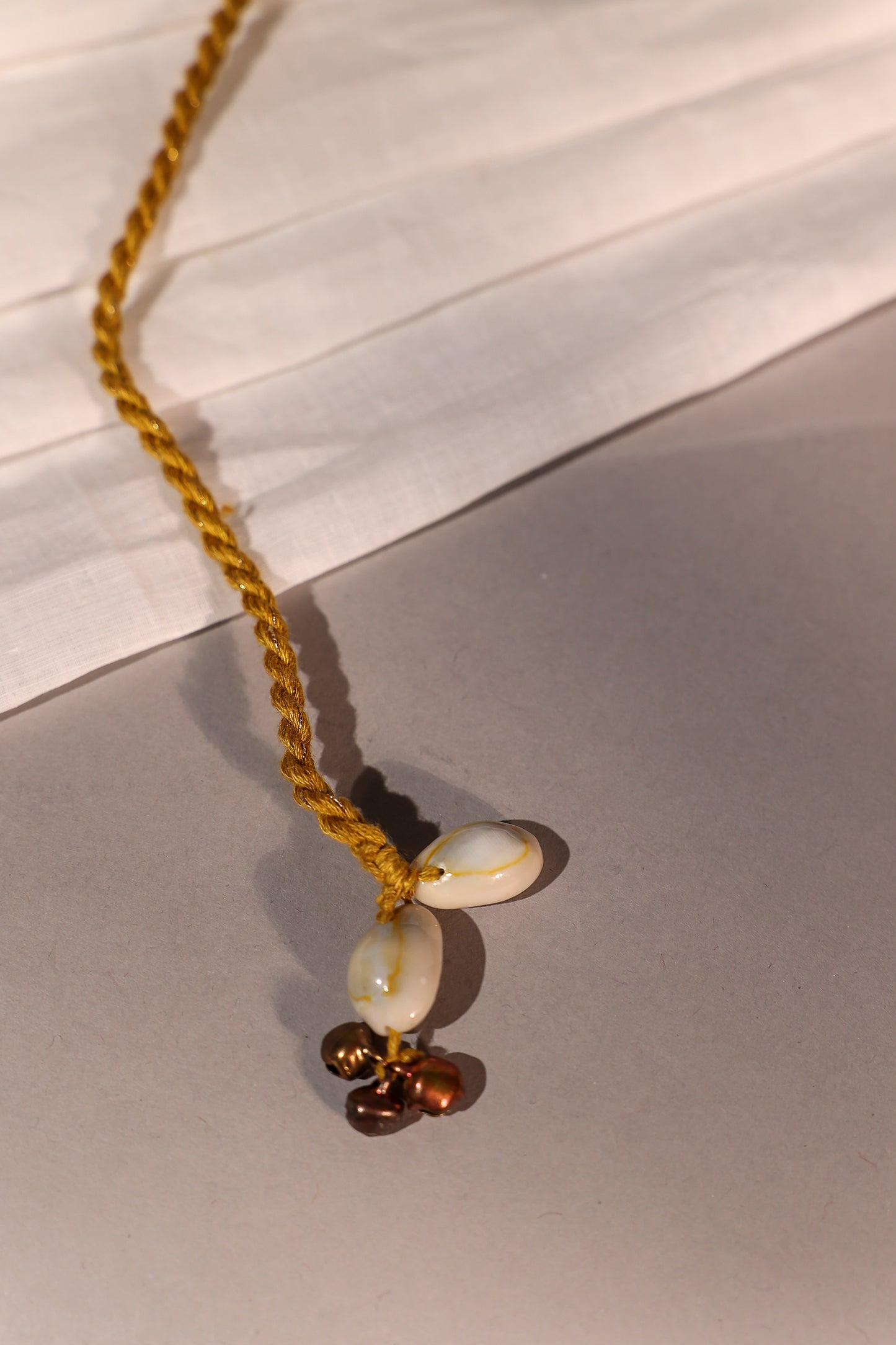 Mustard Rabari Motif Handcuff