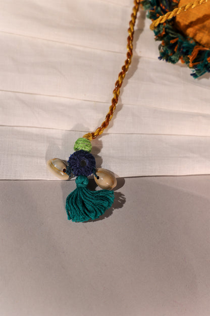 Mustard Rabari Motif Handcuff