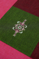 Multi Rust Aari & Hand Work 9 Block Cotton Bedsheet Set | Craftroots