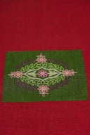 Multi Green Aari & Hand Work 9 Block Cotton Bedsheet Set | Craftroots