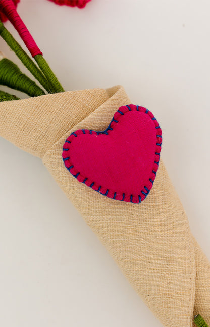 Multicolour Crochet Blossoms Bouquet