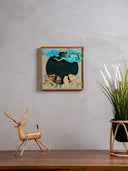 Metal Bird Composition Wall Frame