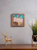 Metal Bird Composition Wall Frame