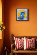 3D Duija 7x7 Madhubani Handpainted Decorative Wall Frame
