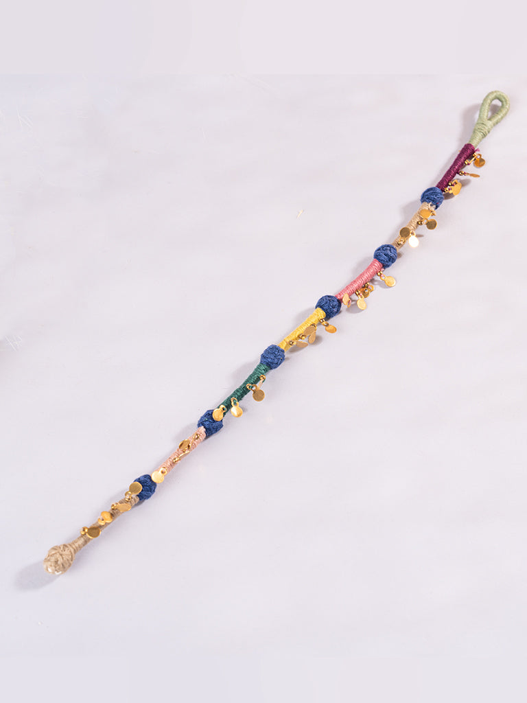 Pich Thread Ball Anklets