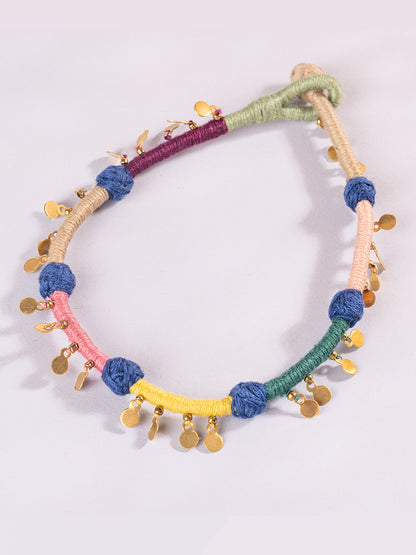 Pich Thread Ball Anklets