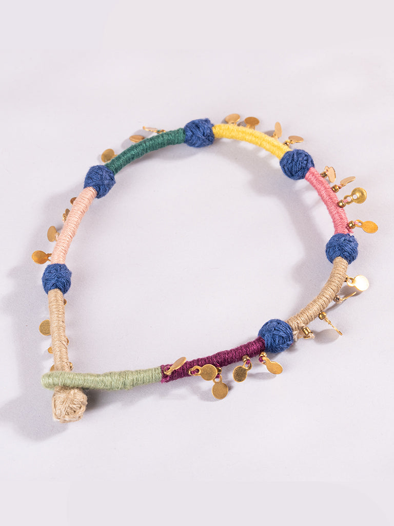 Pich Thread Ball Anklets