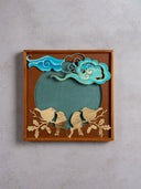 Metal Bird Composition Wall Frame