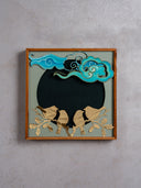 Metal Bird Composition Wall Frame