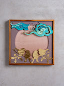 Metal Bird Composition Wall Frame