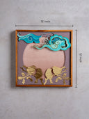 Metal Bird Composition Wall Frame