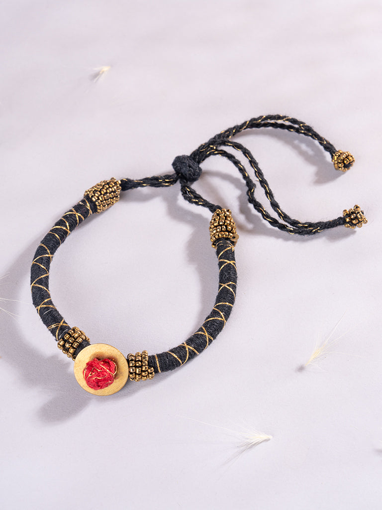 Black Cord Bracelet