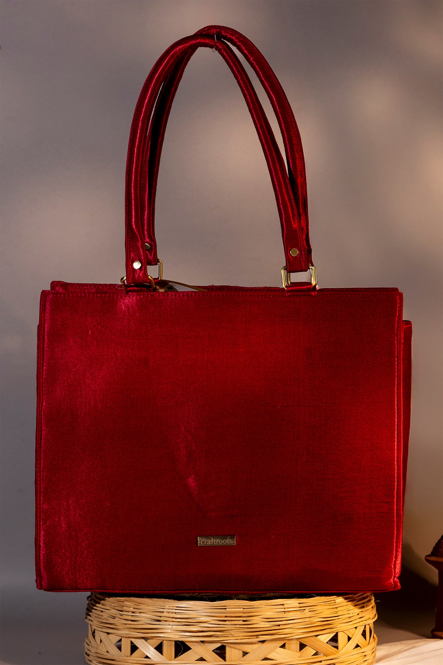 Floral  Zardosi Tote Bag