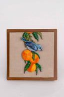 3D Sunfruit Perch Handpainted Decorative (7*7) Wall Frame