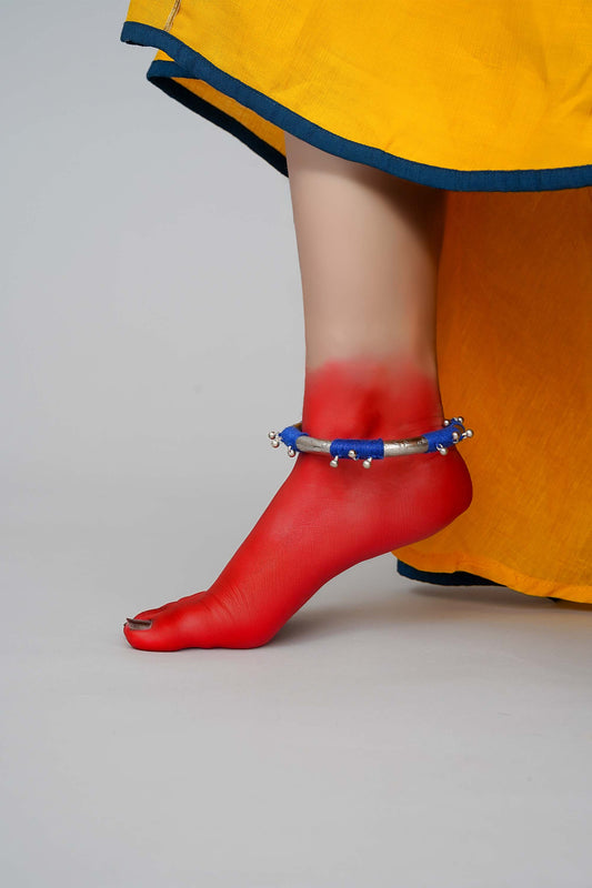 Blue Kada Anklet