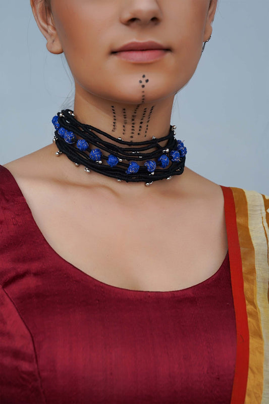 Black Multi Layerd Choker
