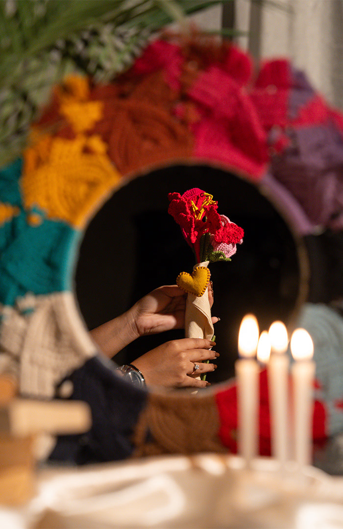 Heavenly Made Crochet Flowers Bouquet