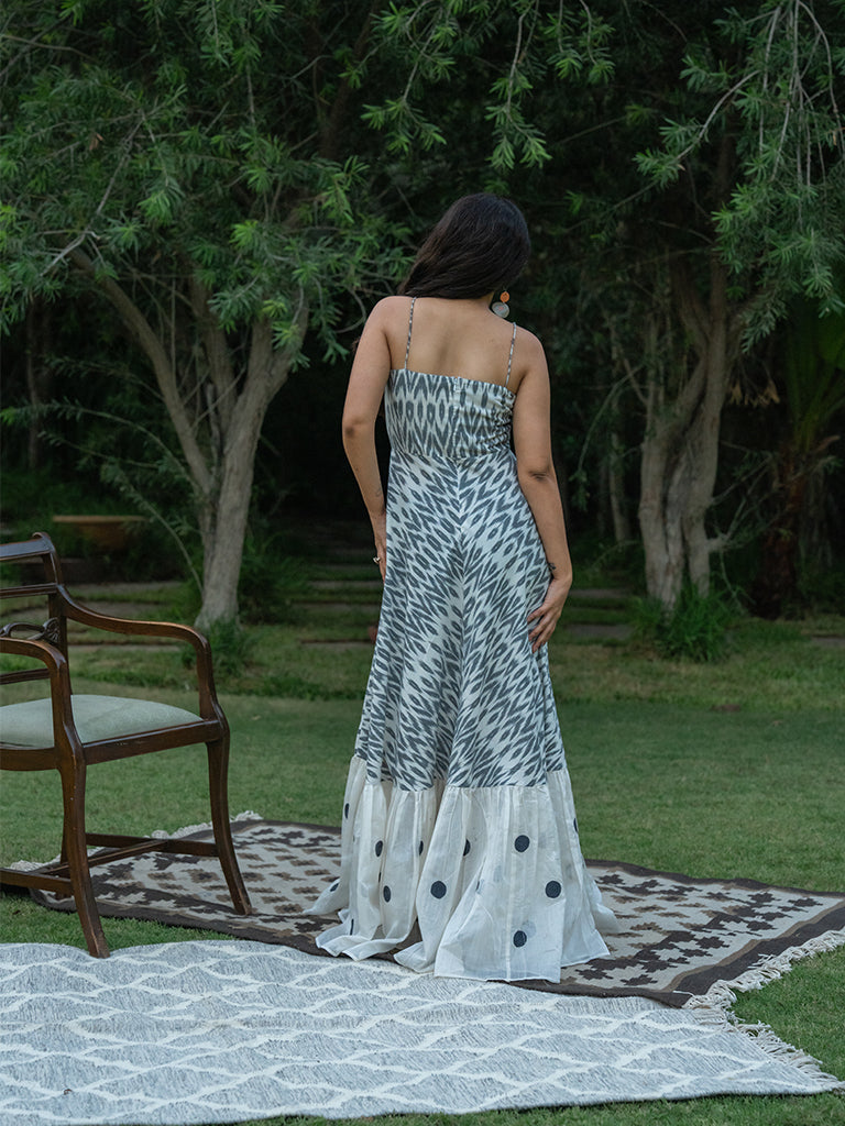 Flary Sling Dress - Grey