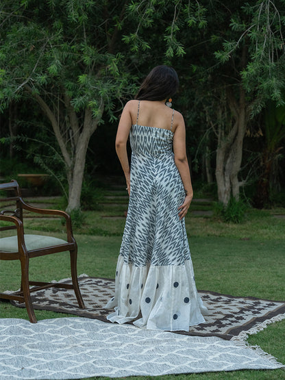 Flary Sling Dress - Grey