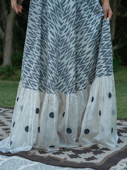 Flary Sling Dress - Grey