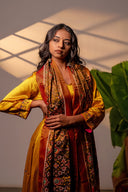 Gorgeous Handwoven Rust Silk Stole