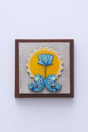 3D Jalrang 7x7 Madhubani Handpainted Decorative Wall Frame
