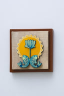 3D Jalrang 7x7 Madhubani Handpainted Decorative Wall Frame
