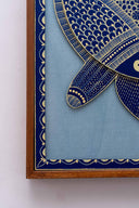 2D Kurma 12x19 Madhubani Handpainted Decorative Wall Frame
