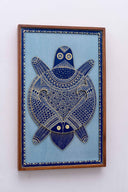 2D Kurma 12x19 Madhubani Handpainted Decorative Wall Frame

