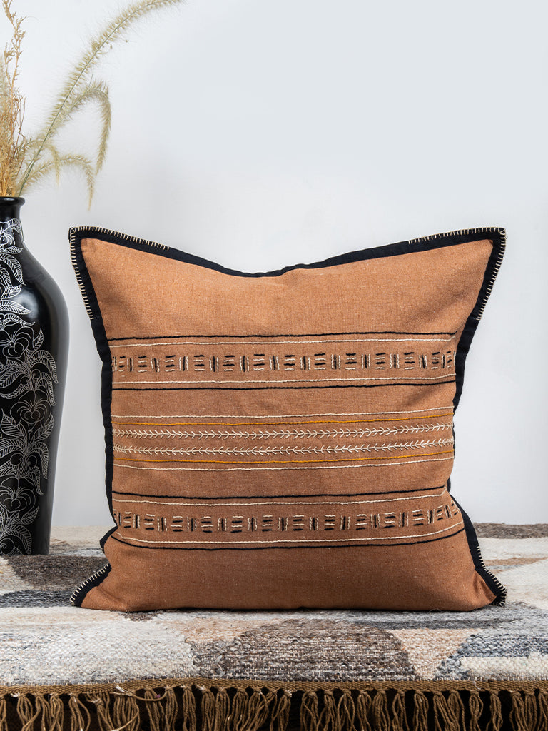 Earthtone Handcrafted Heritage Cushion Cover