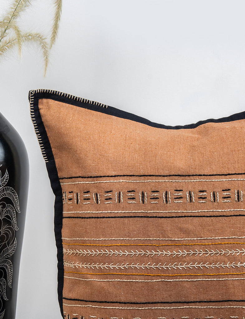 Earthtone Handcrafted Heritage Cushion Cover