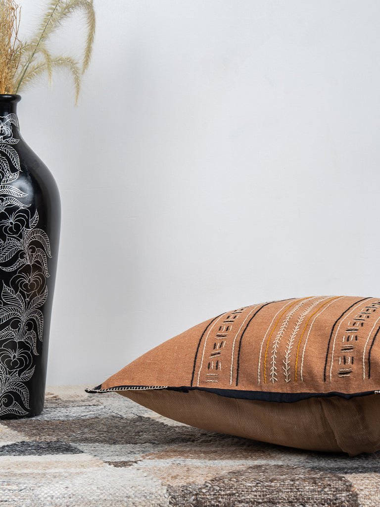 Earthtone Handcrafted Heritage Cushion Cover