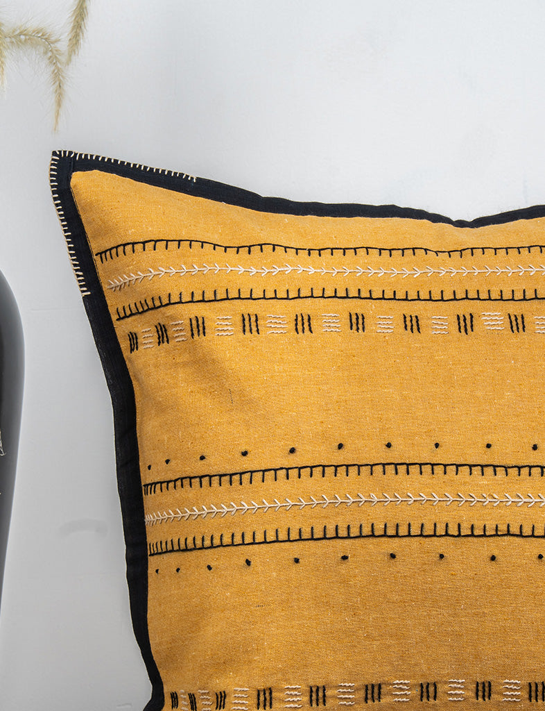 Desert Rhythm Handcrafted Cushion Cover