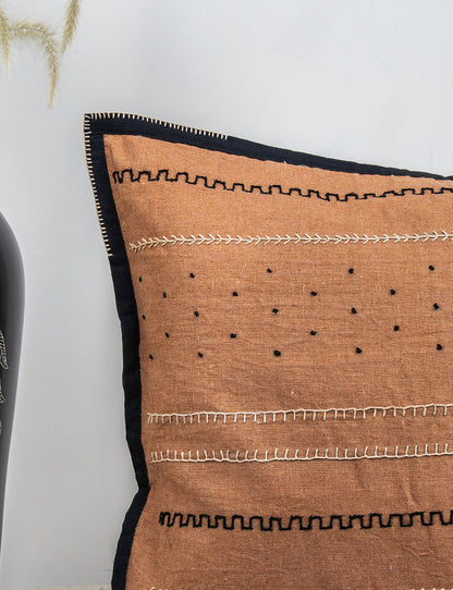 Rustic Tribal Harmony Cushion Cover