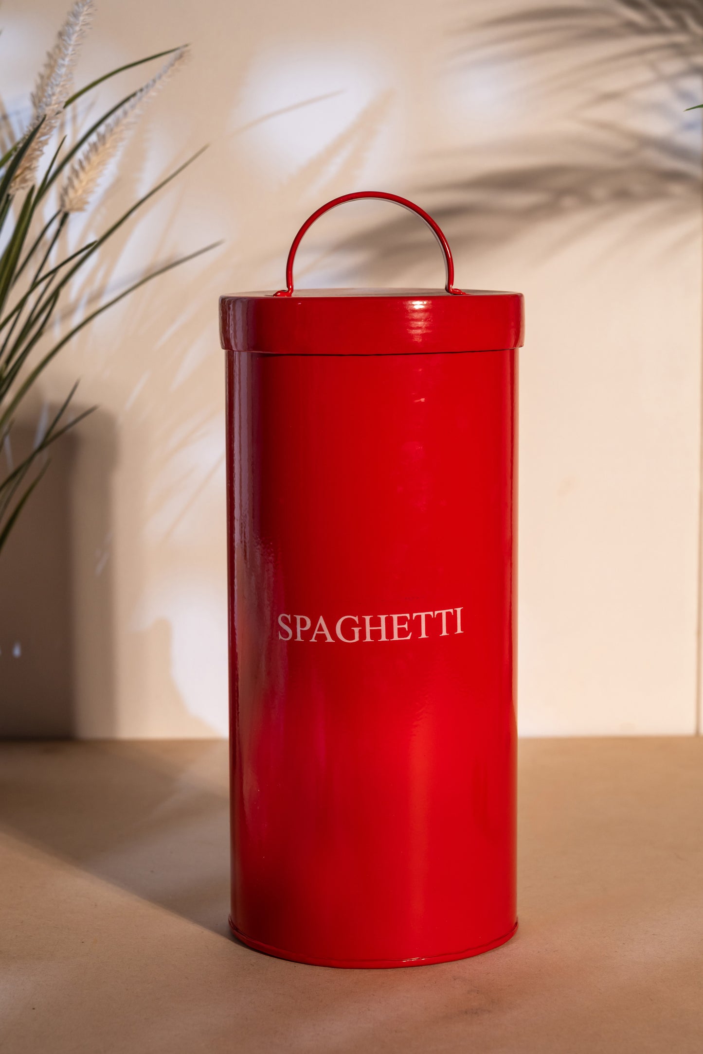Red Aluminum Spaghetti Box